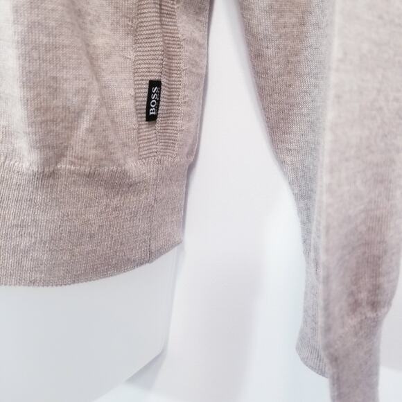 Boss Hugo Boss Slim Fit Extra Fine Merino Pullover Sweater - Picture 11 of 15